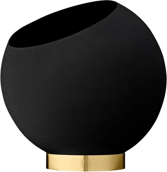 AYTM GLOBE Blomkruka Svart Ø21 cm