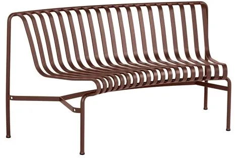 HAY Palissade Park Dining Bänk IN 1 Stk. Inkl. Monteringssats Ej Fristående Iron Red