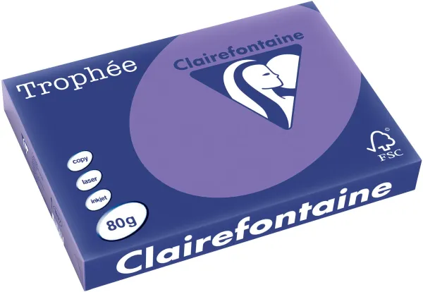 Q-connect Trophee Kopierpapper A3 80g starkt lila 500 ark