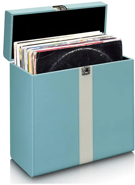 Lenco TTA-300BUWH - Record Storage Suitcase - Skivspelare Blå