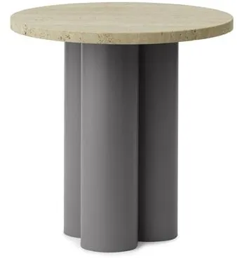 Normann Copenhagen Dit Sidobord Grå/Ljus Travertin