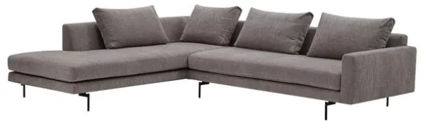 Wendelbo Edge V2 Modulsoffa 12+34 Soft 3/Svart