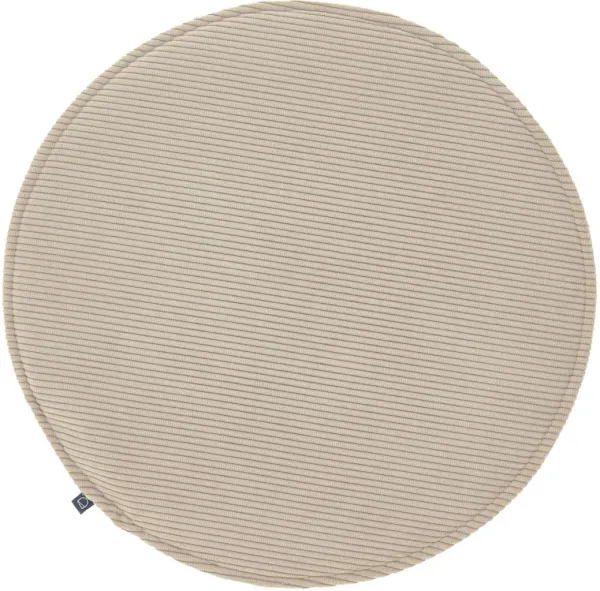 Sora, Matstolsdyna, beige, H2,5x35x35 cm
